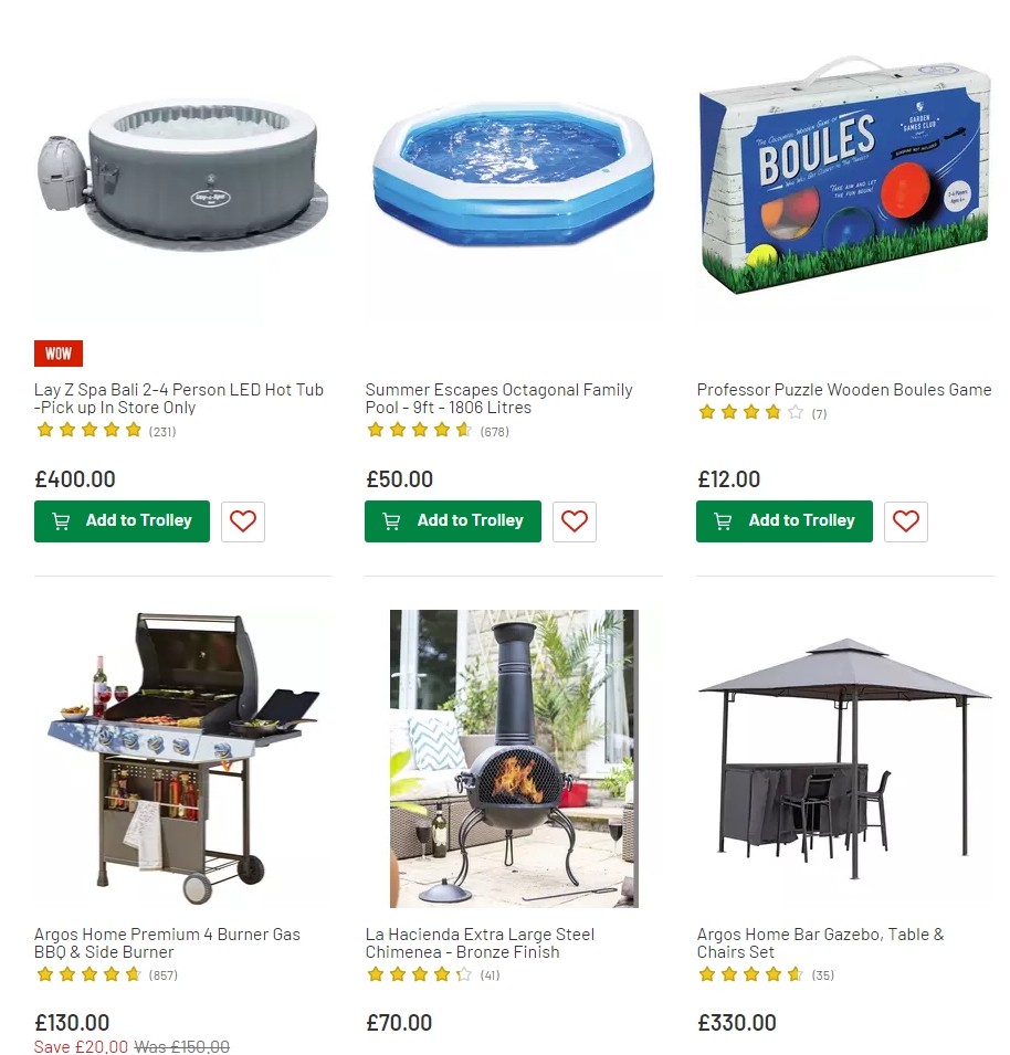 Argos Offers from 23 July