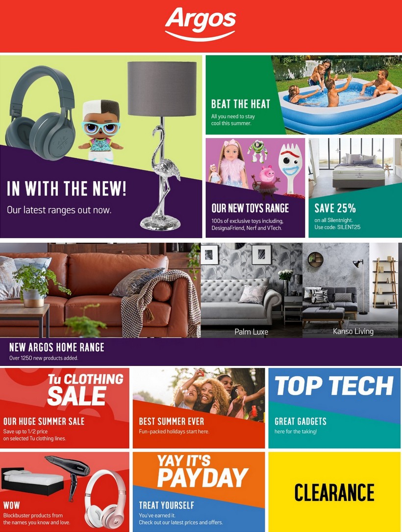 Argos Offers from 30 July
