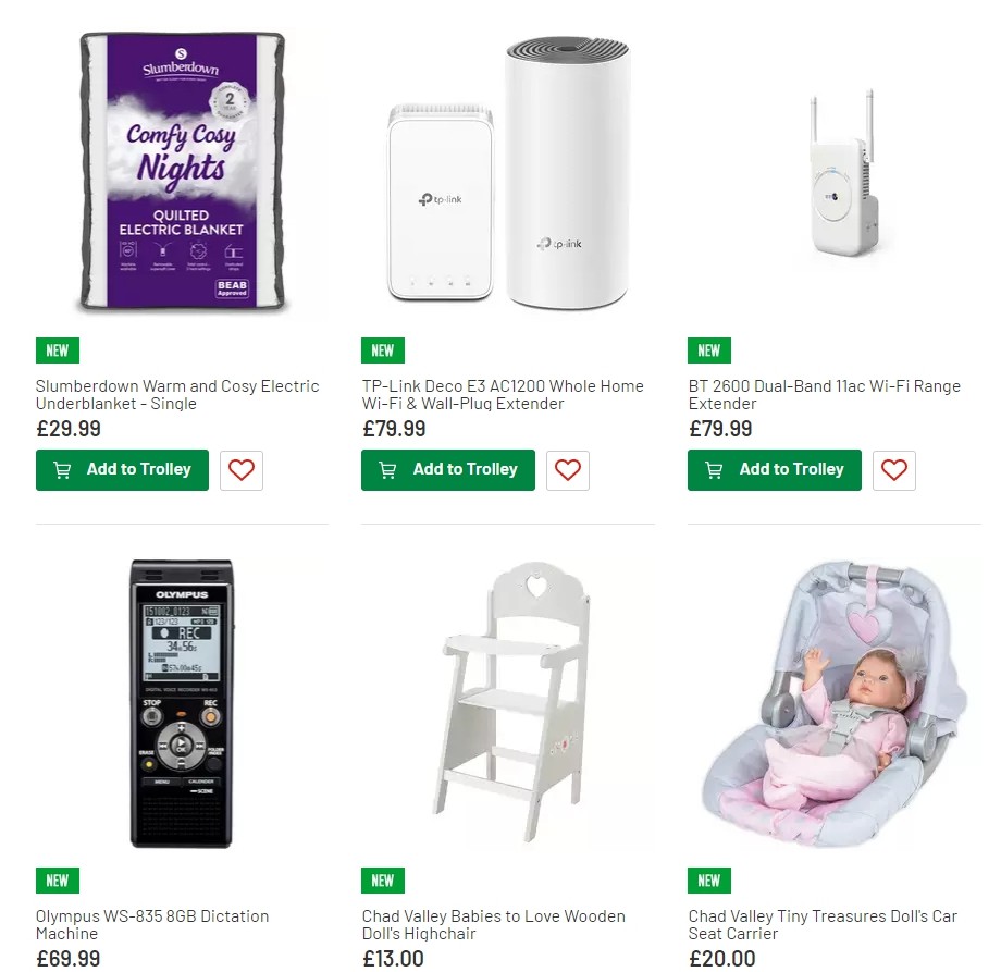 Argos Offers from 30 July