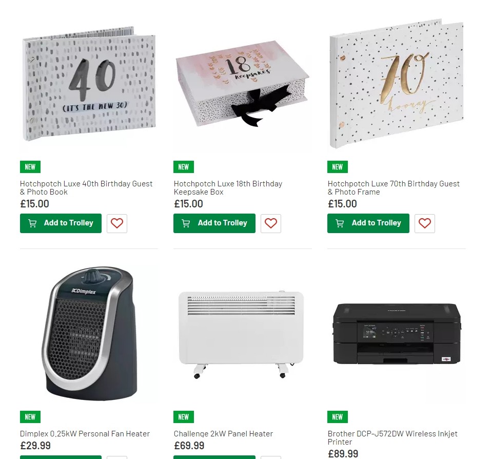 Argos Offers from 30 July