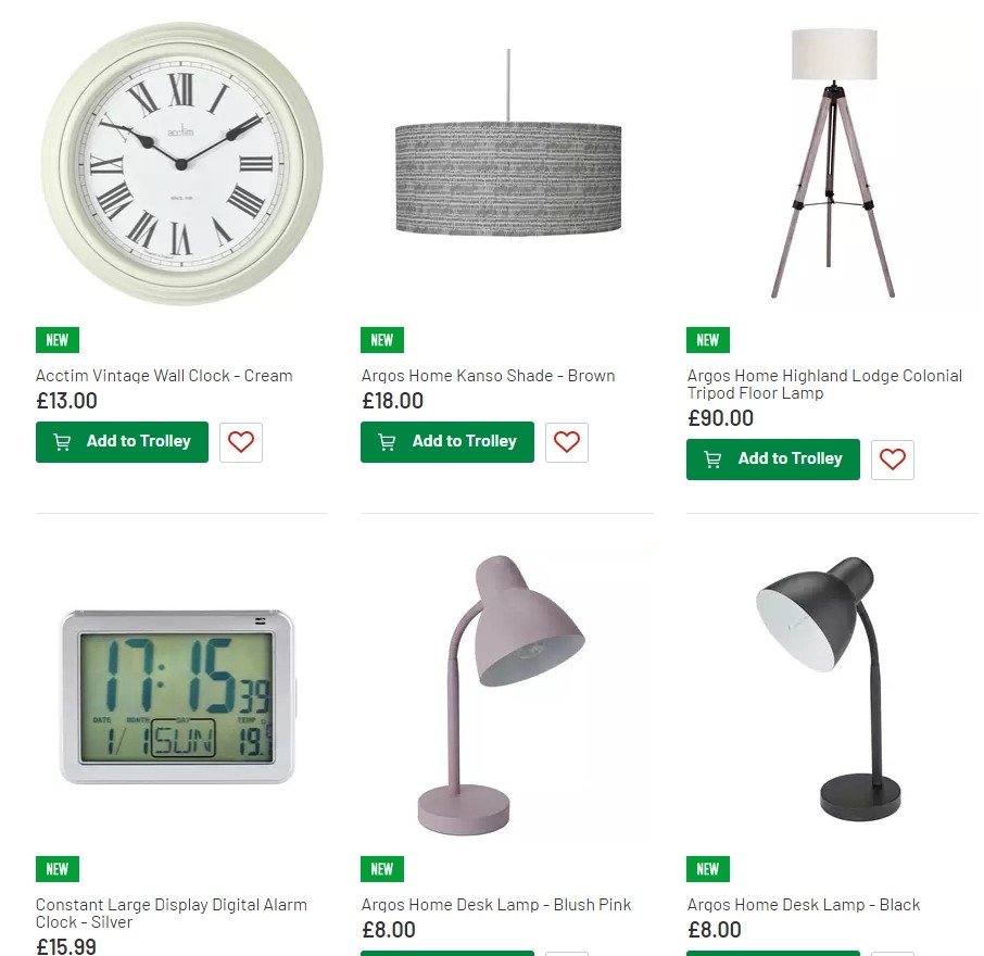 Argos Offers from 30 July