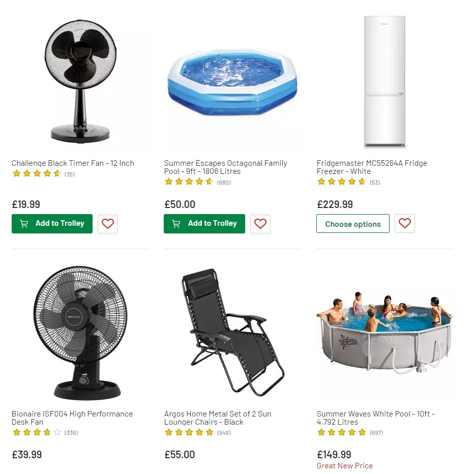 Argos Offers from 30 July