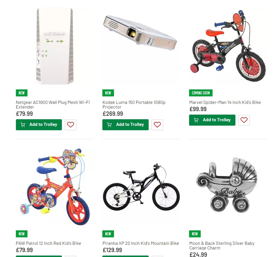 Argos Offers from 6 August