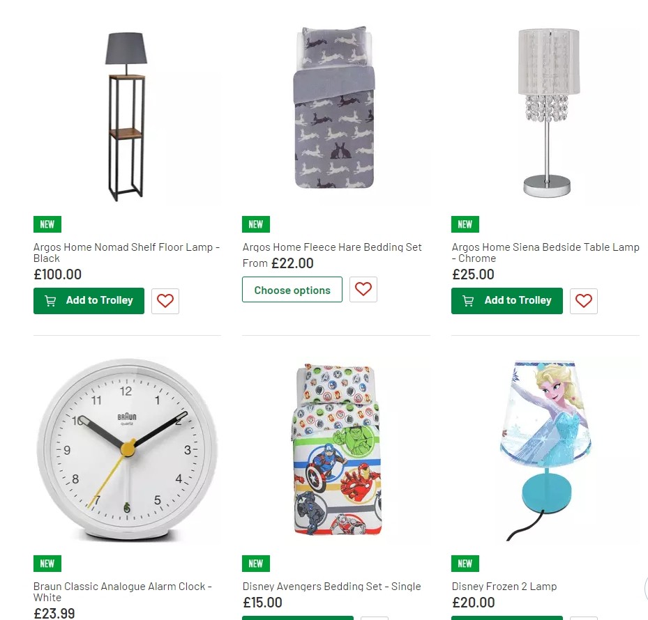 Argos Offers from 6 August