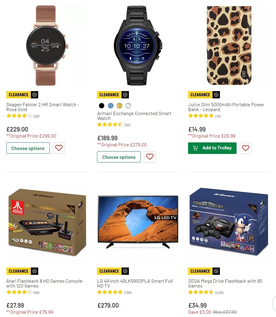 Argos Offers from 6 August
