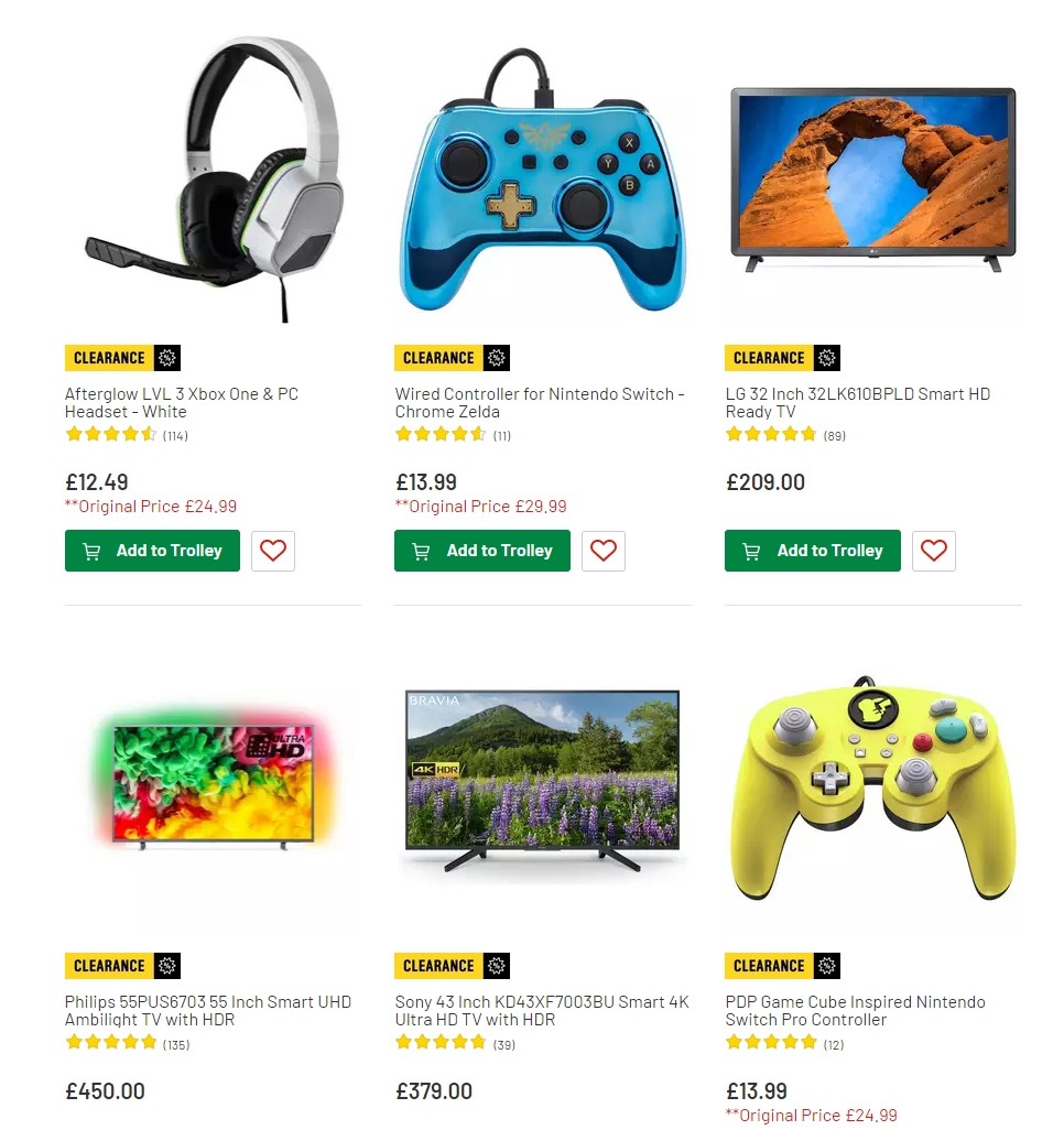 Argos Offers from 6 August