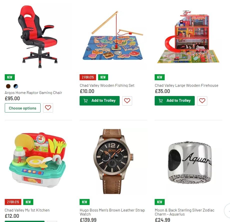 Argos Offers from 6 August