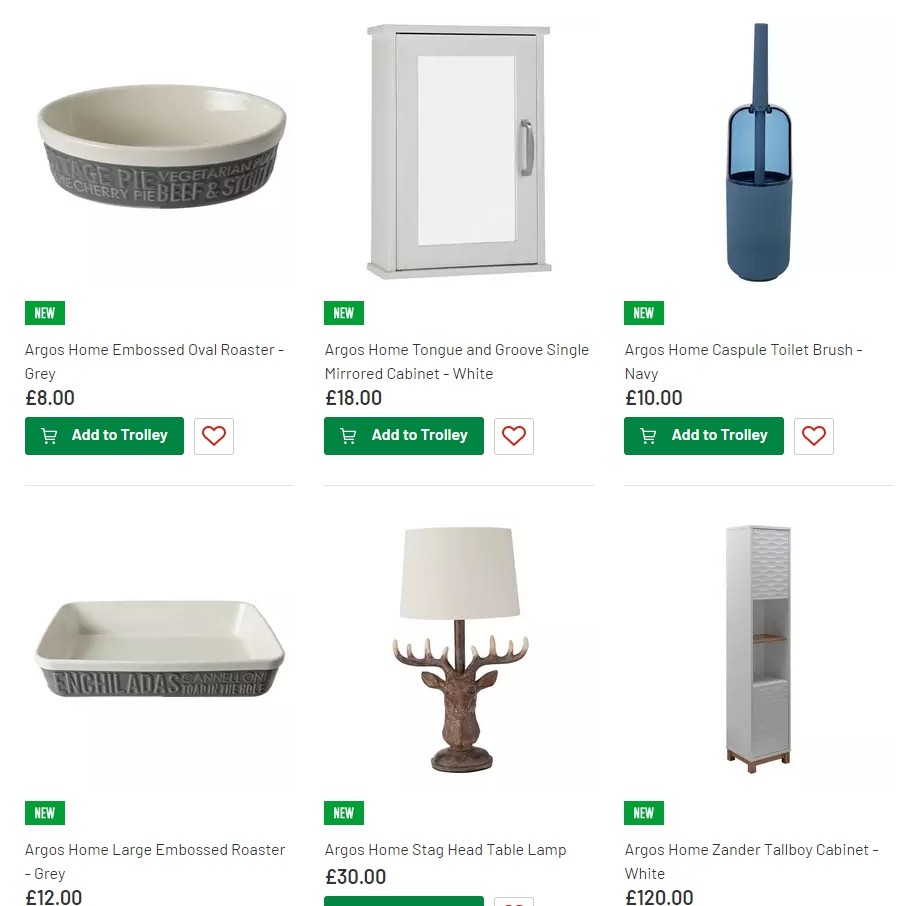 Argos Offers from 13 August