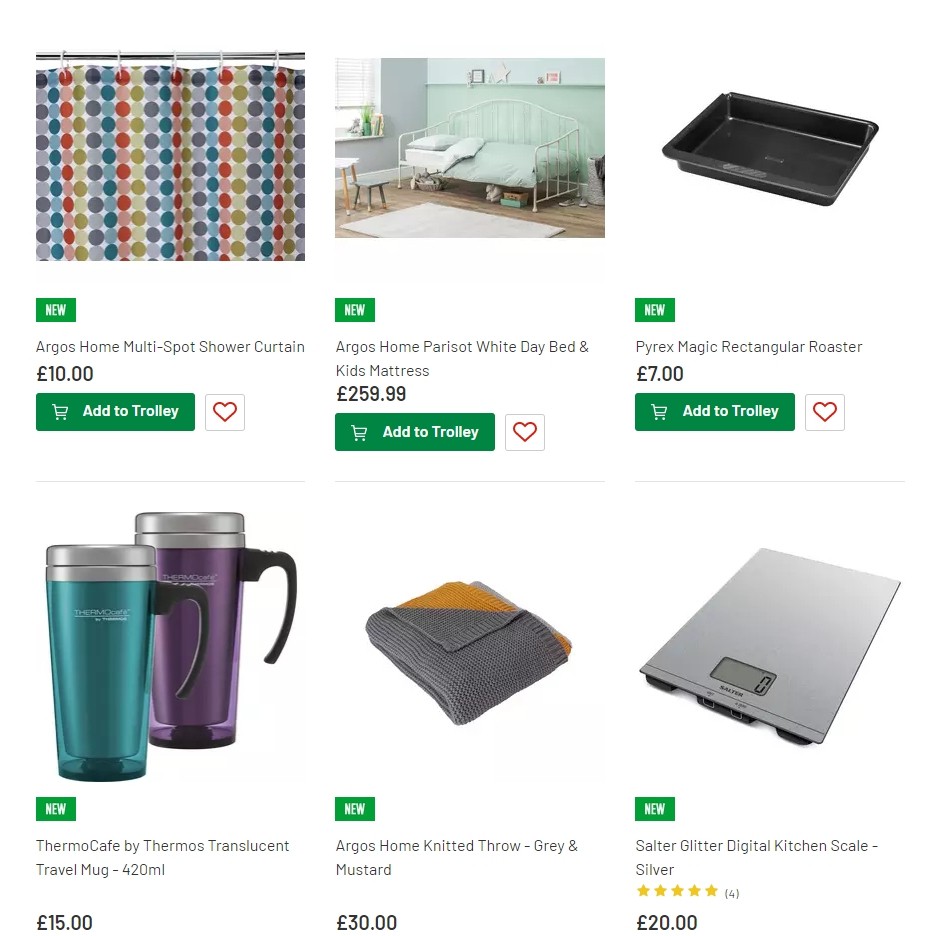 Argos Offers from 13 August