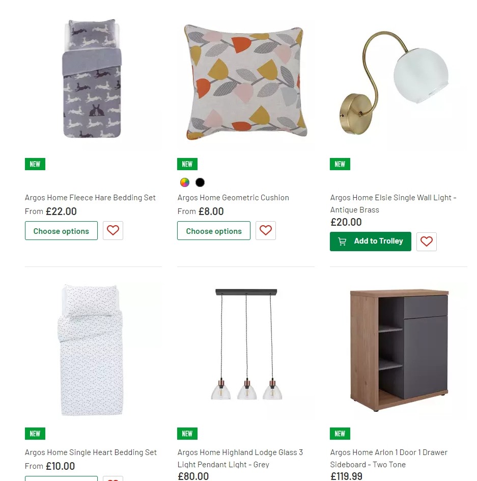 Argos Offers from 13 August