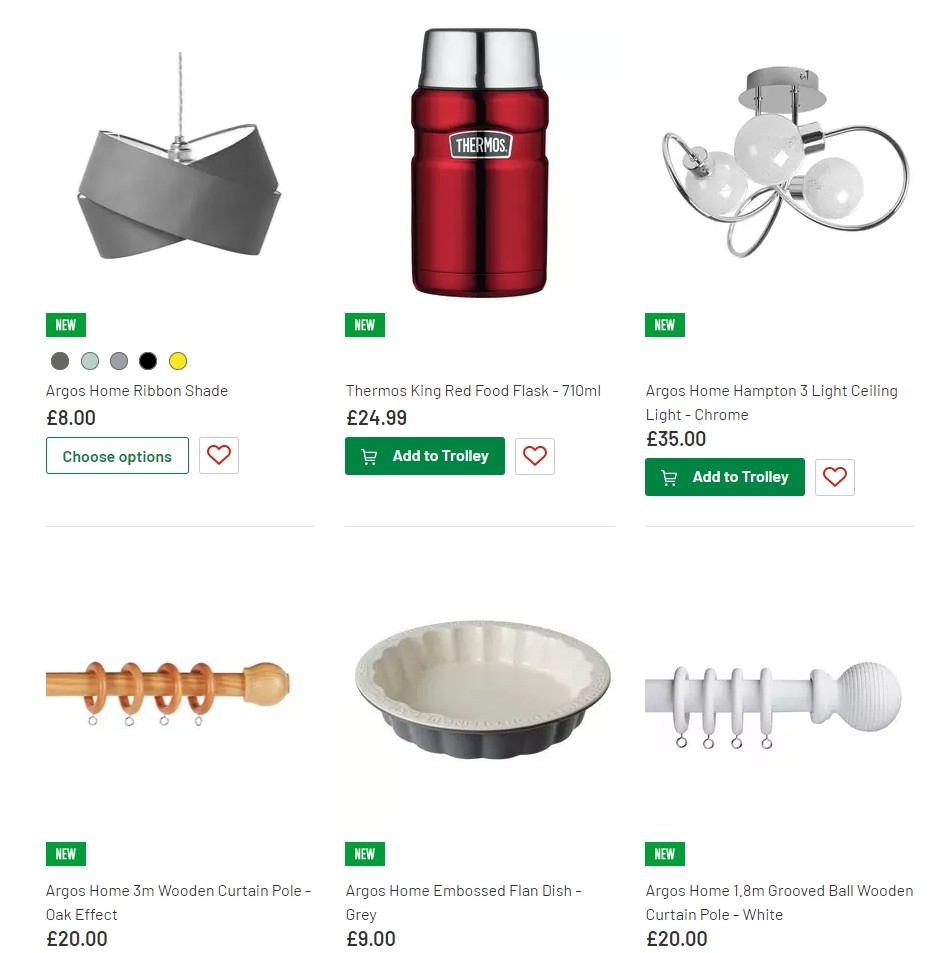 Argos Offers from 13 August