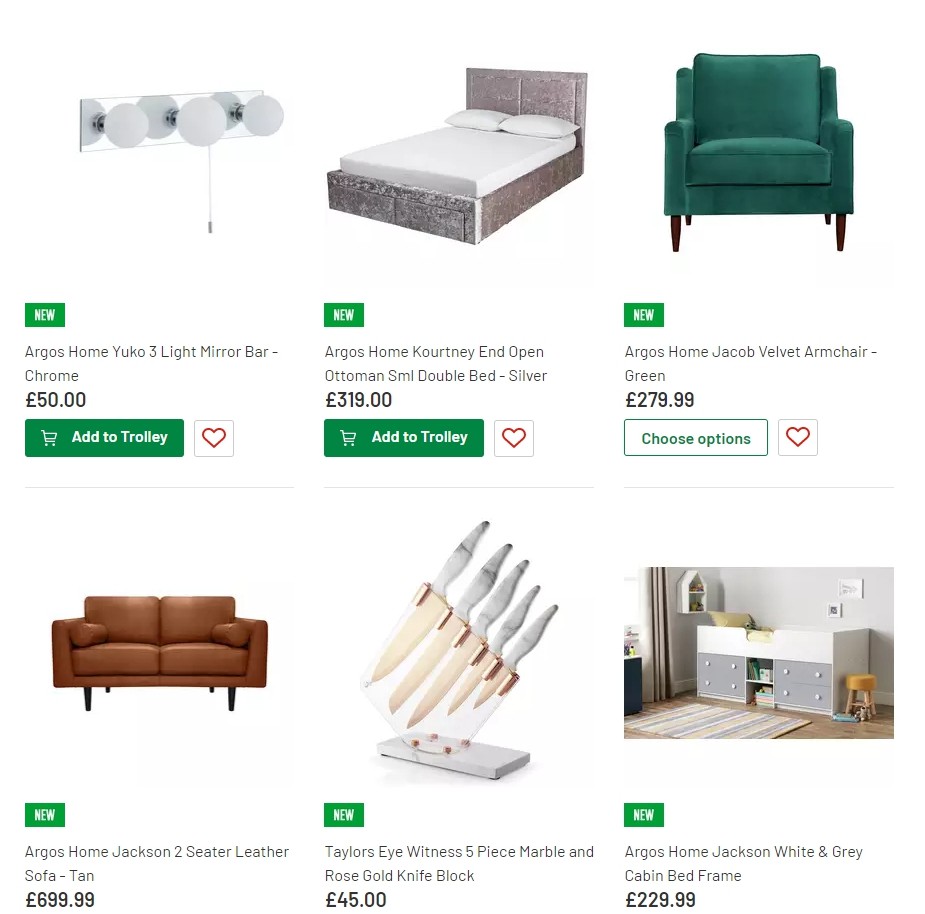 Argos Offers from 13 August