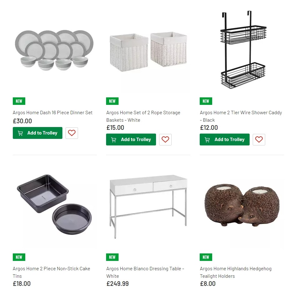 Argos Offers from 13 August