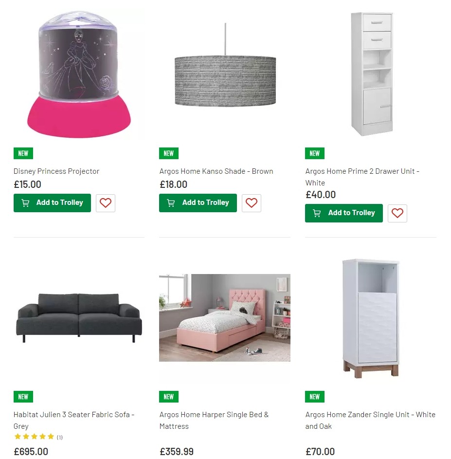 Argos Offers from 13 August
