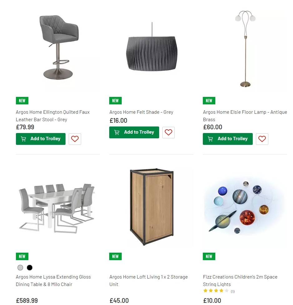 Argos Offers from 13 August