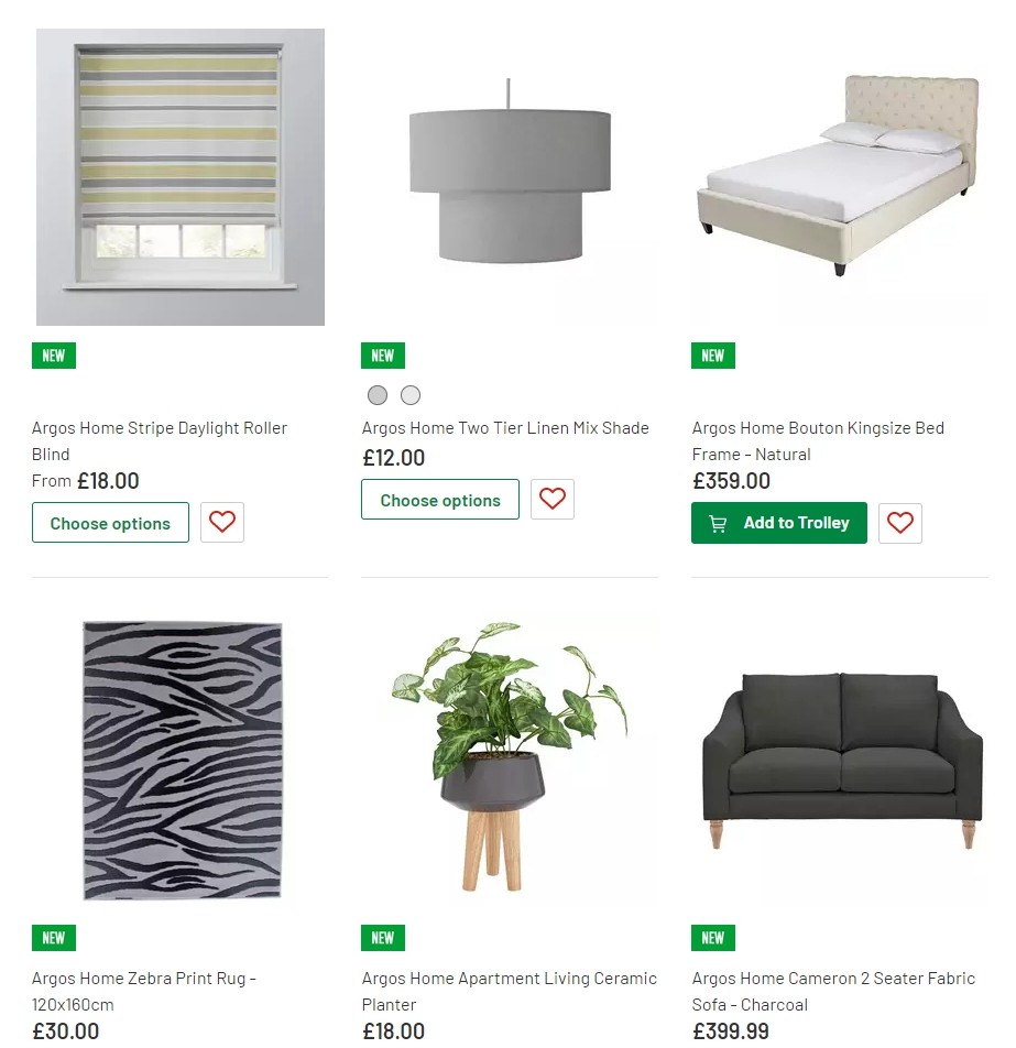 Argos Offers from 13 August