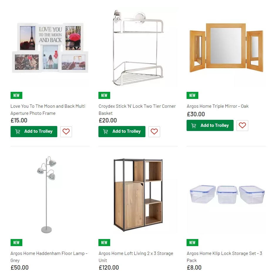 Argos Offers from 13 August