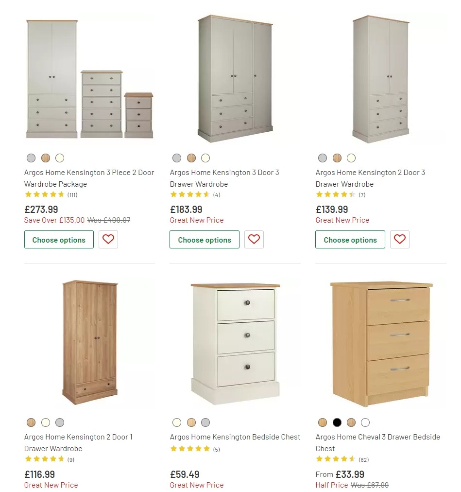 Argos Offers from 27 August