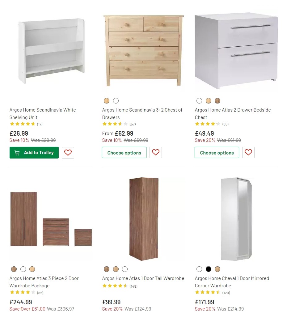 Argos Offers from 27 August