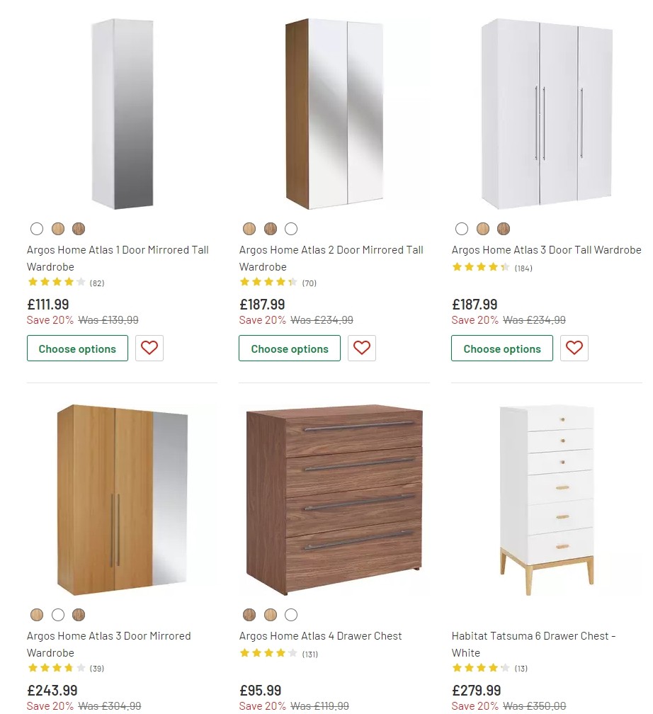 Argos Offers from 27 August