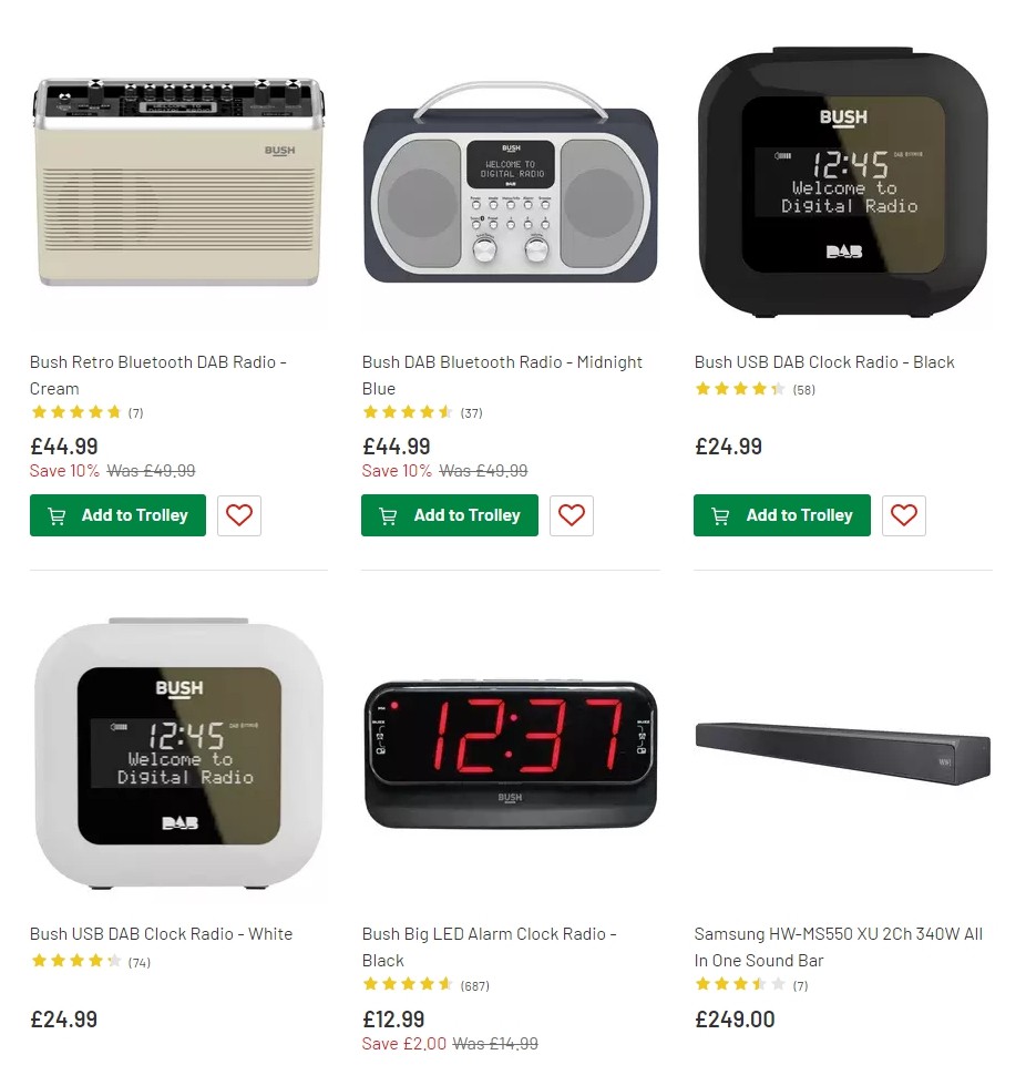 Argos Offers from 3 September