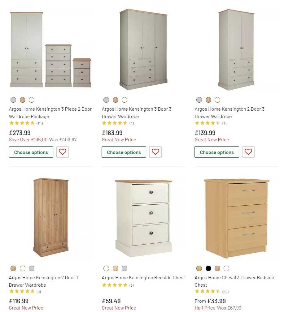 Argos Offers from 3 September