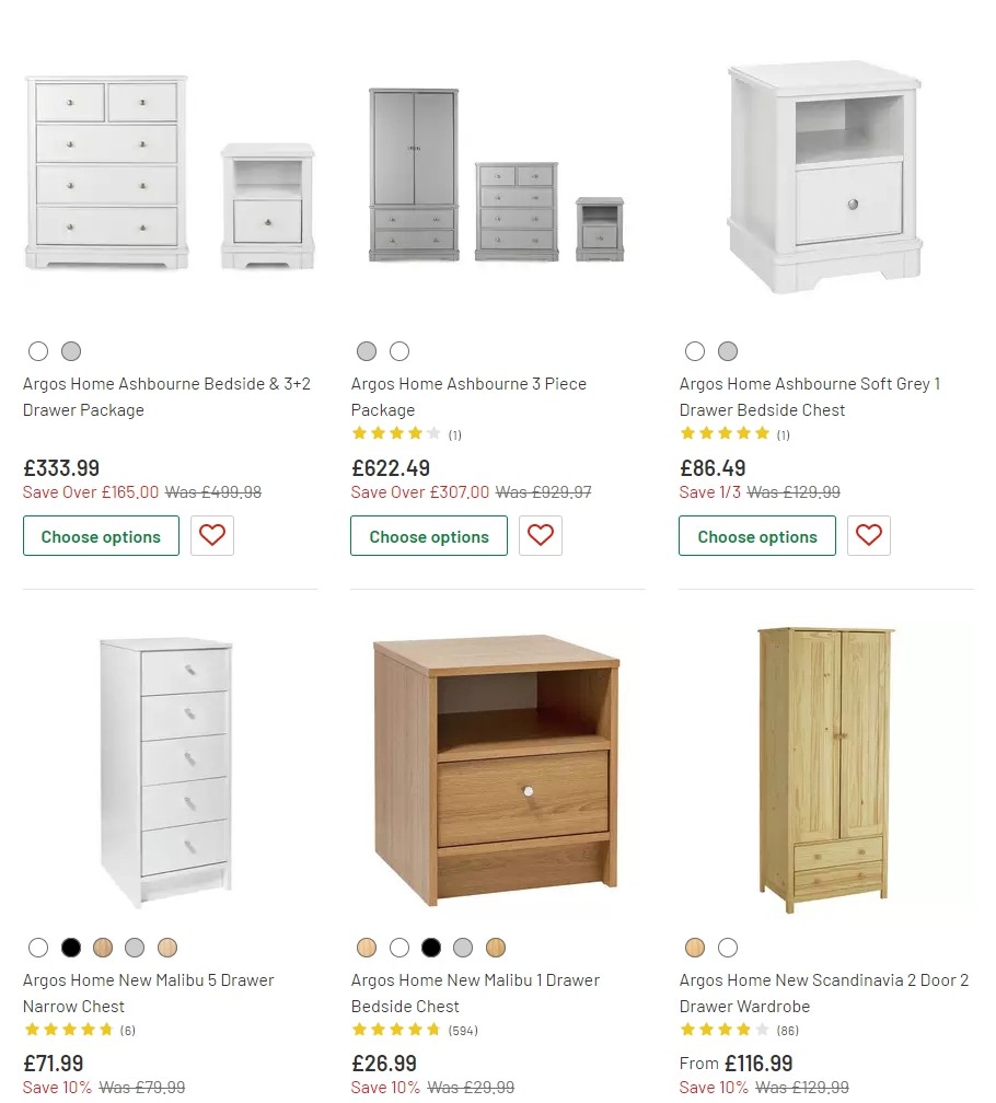 Argos Offers from 3 September