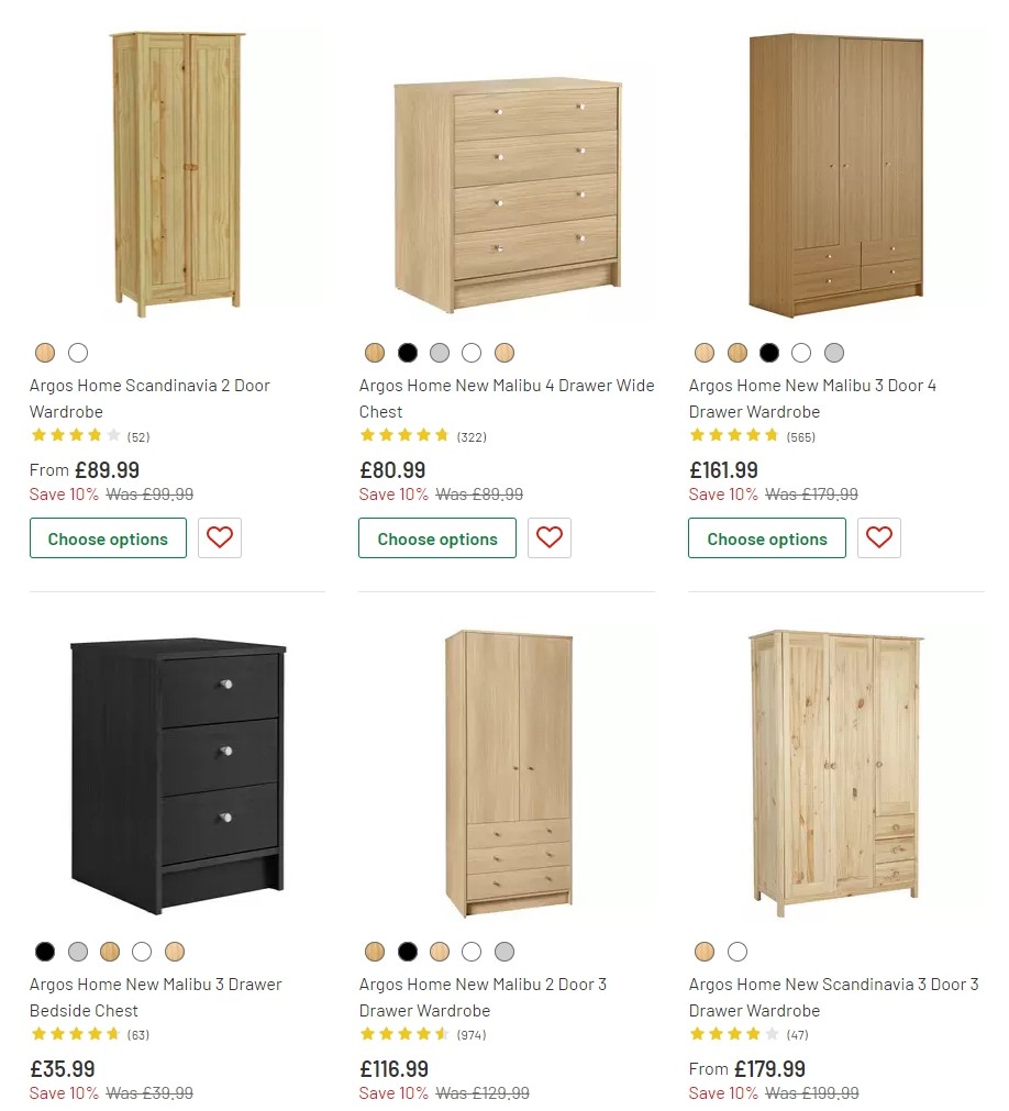 Argos Offers from 3 September