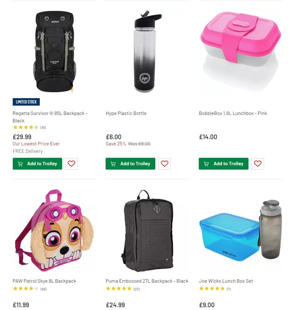 Argos Offers from 3 September