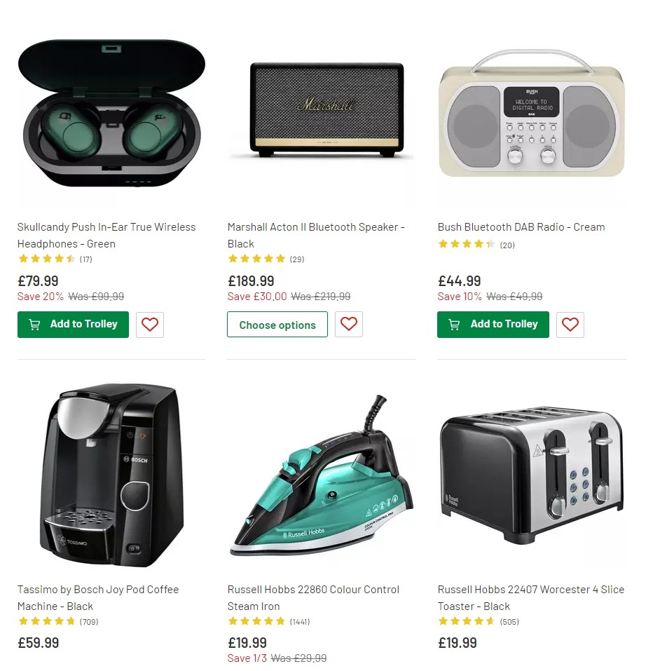 Argos Offers from 3 September