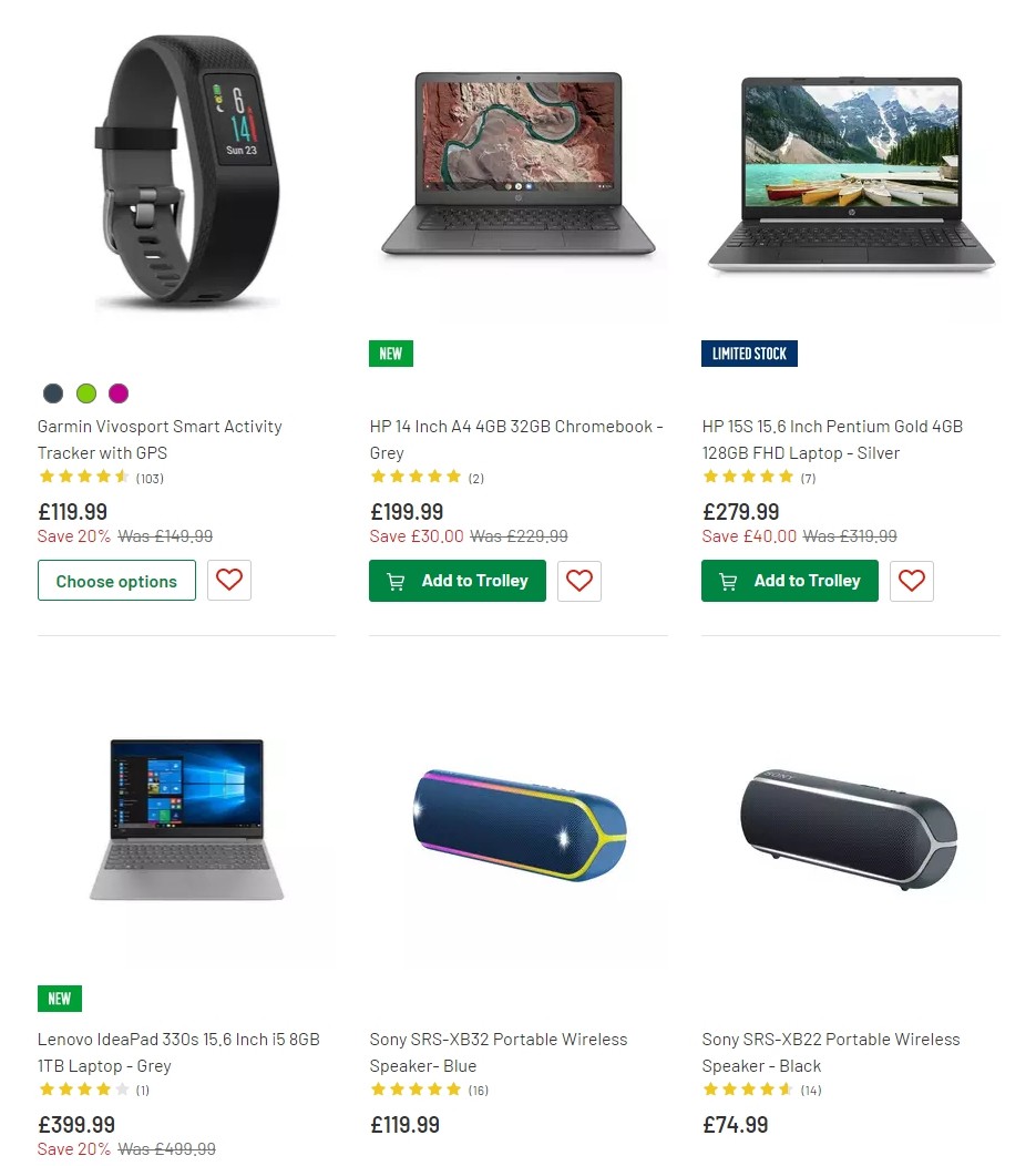 Argos Offers from 3 September