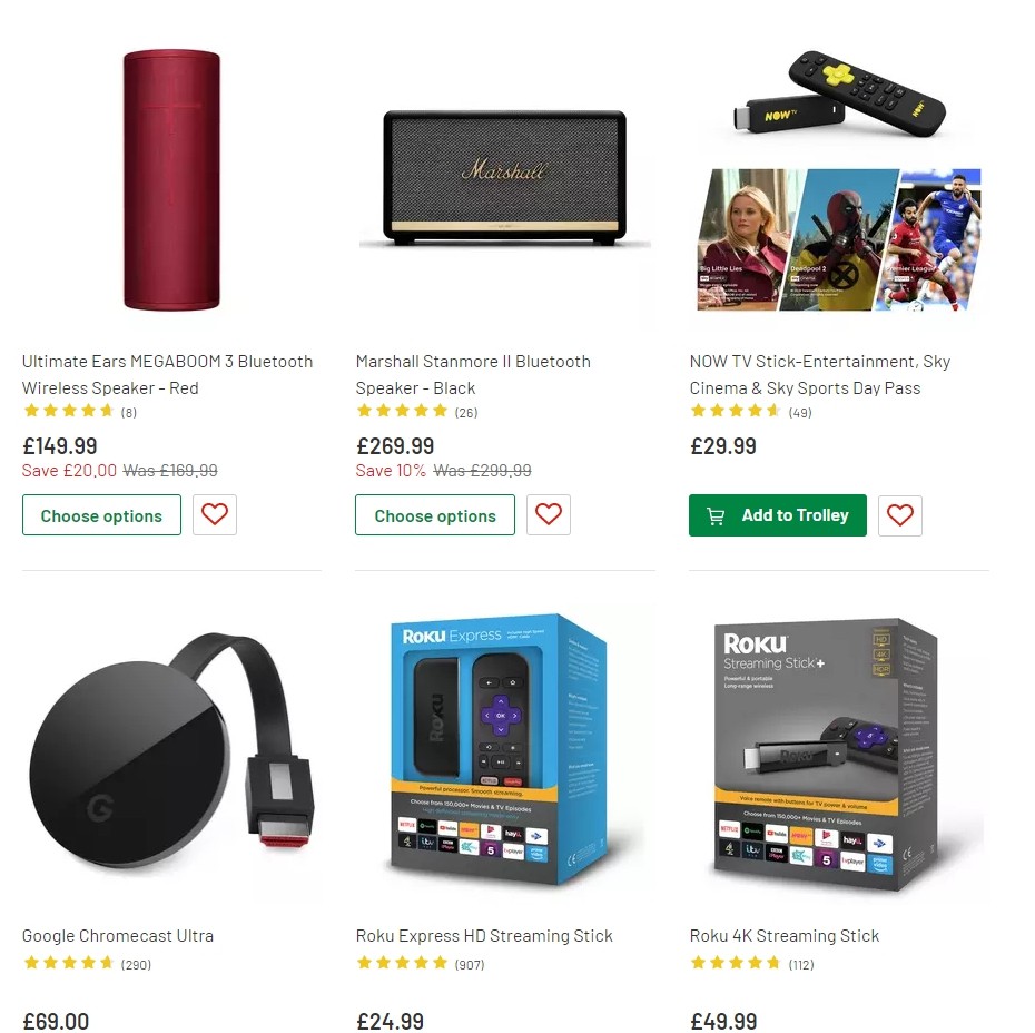 Argos Offers from 3 September