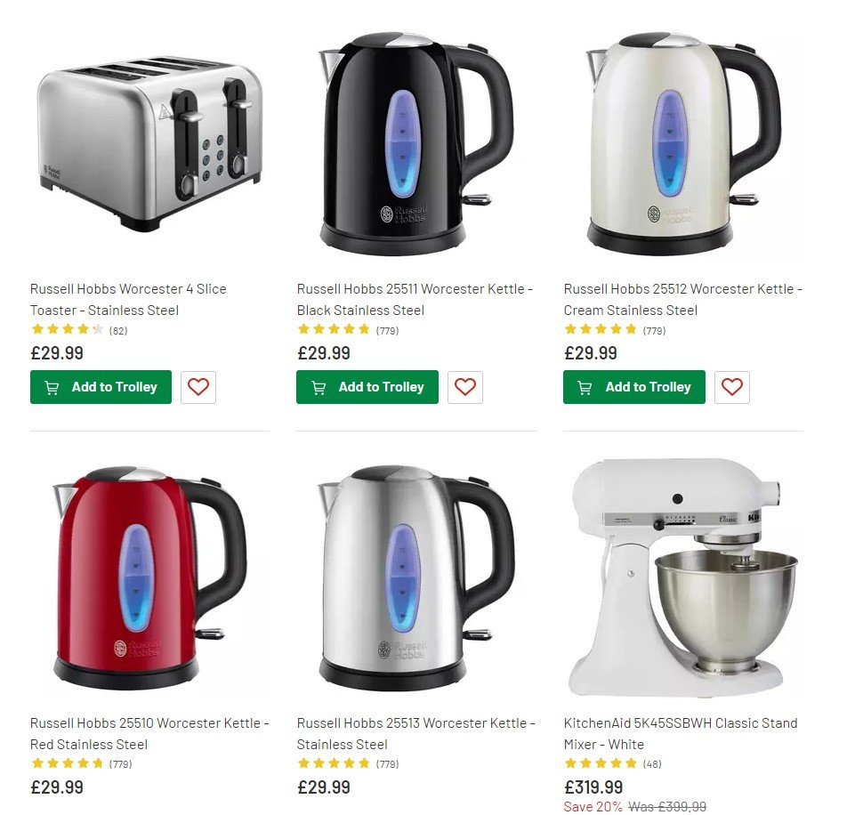 Argos Offers from 1 October