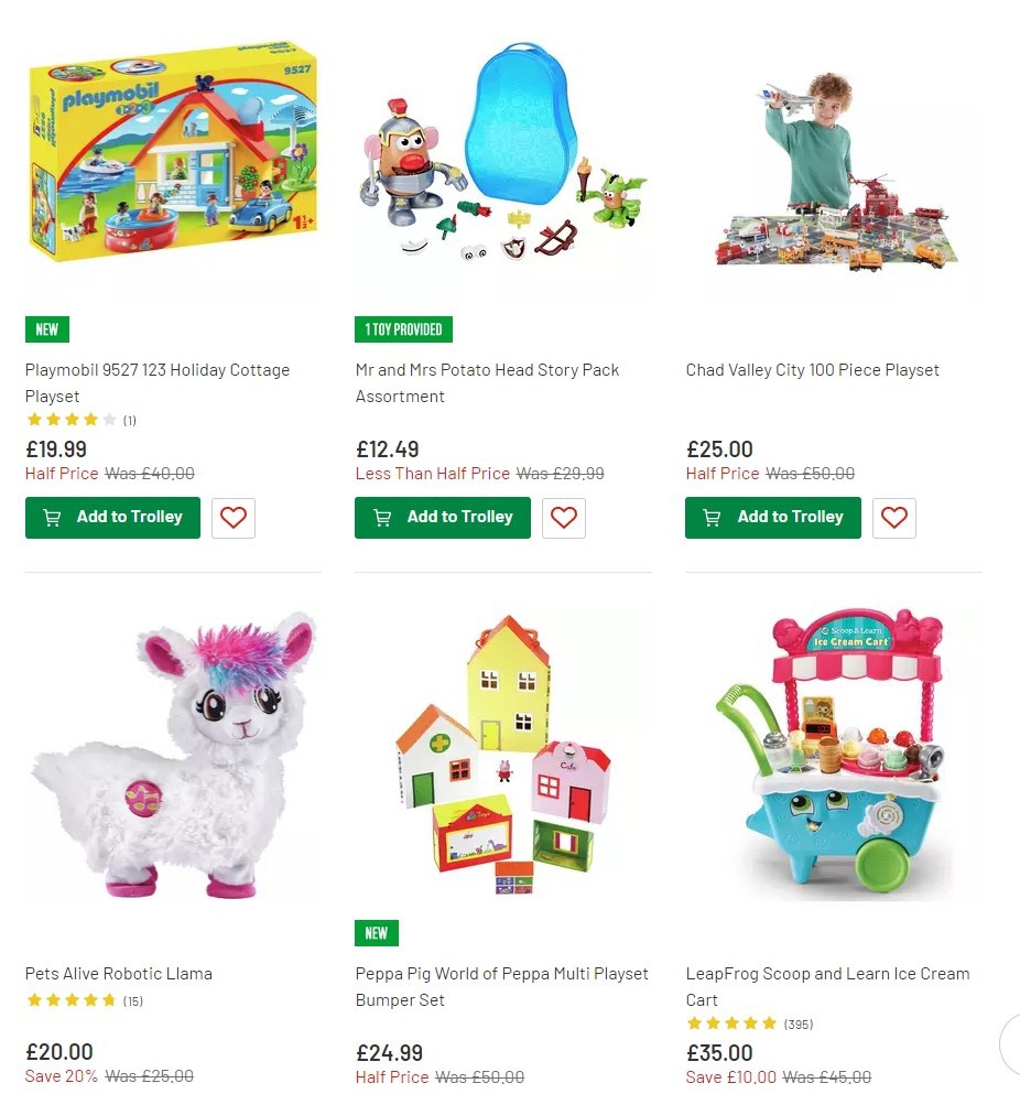 Argos Offers from 1 October