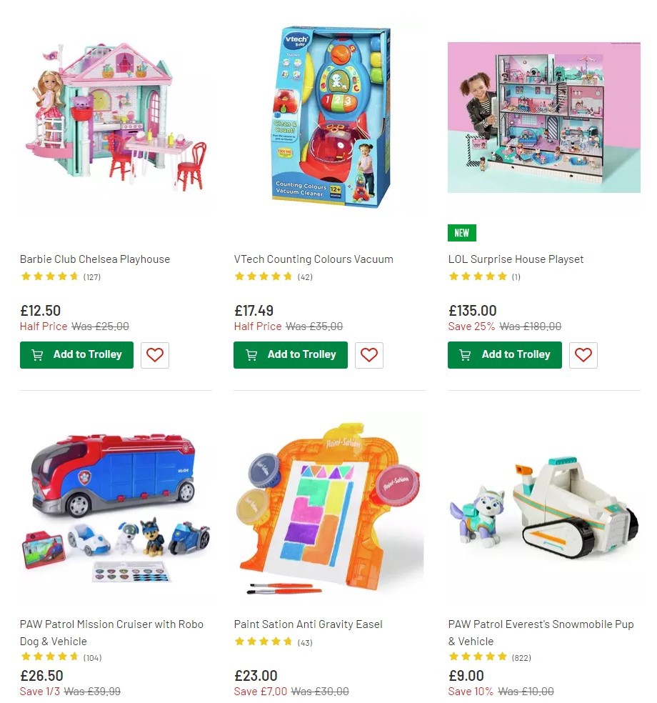 Argos Offers from 1 October