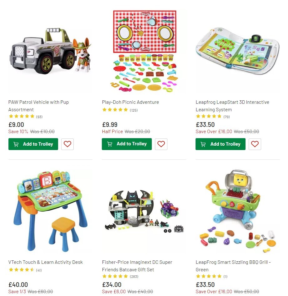 Argos Offers from 1 October