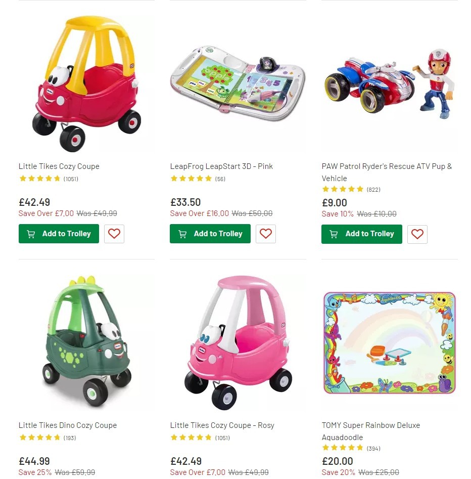 Argos Offers from 1 October