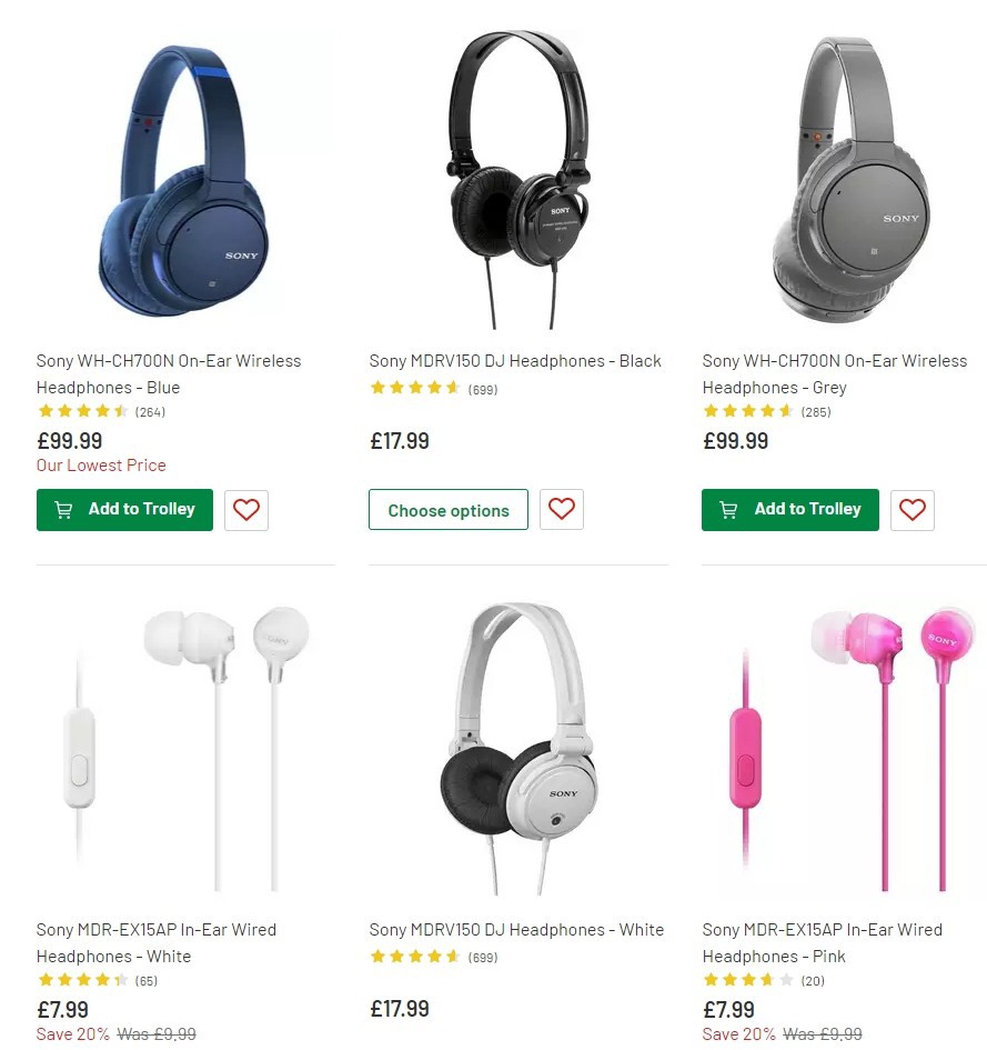 Argos Offers from 1 October