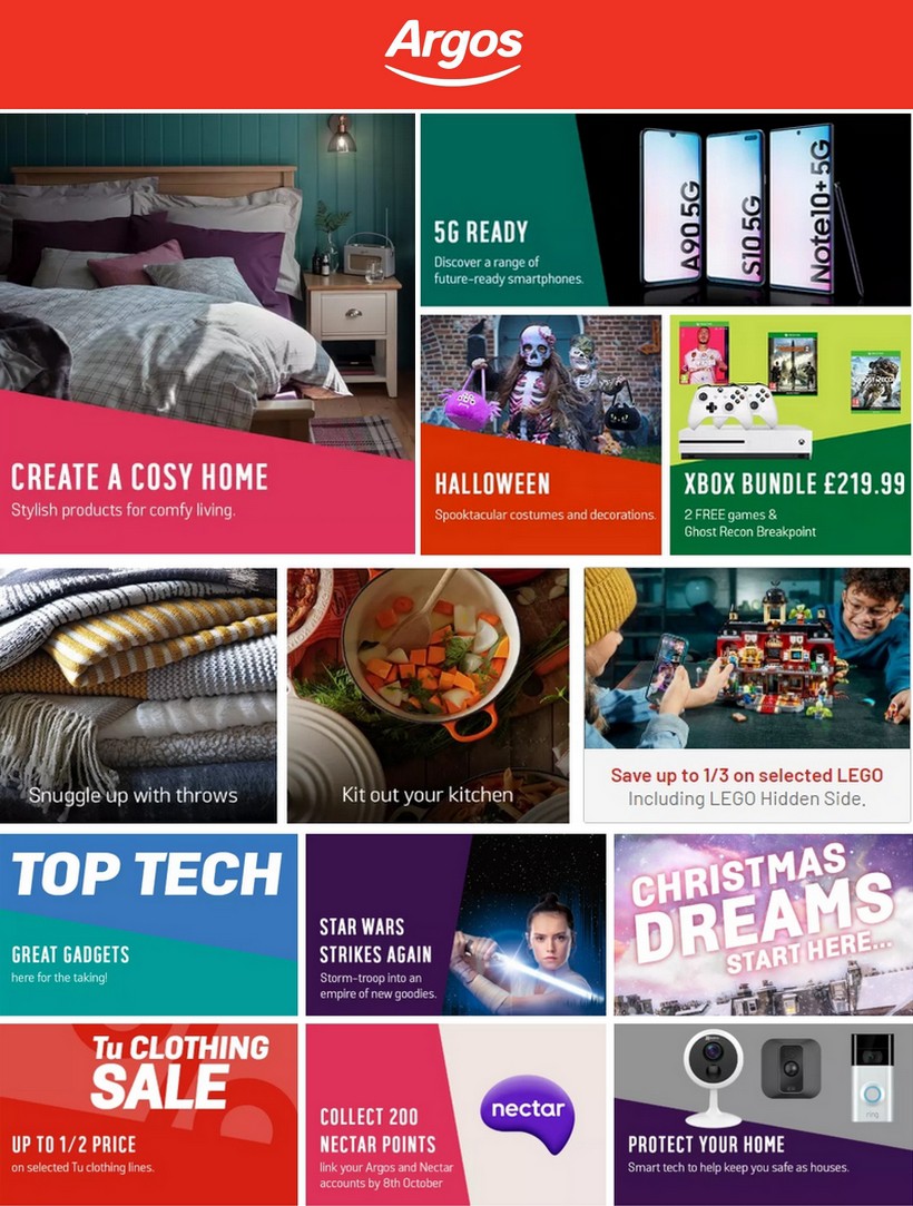 Argos Offers from 8 October