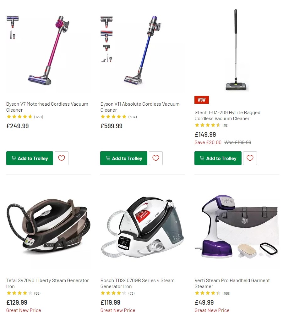 Argos Offers from 8 October