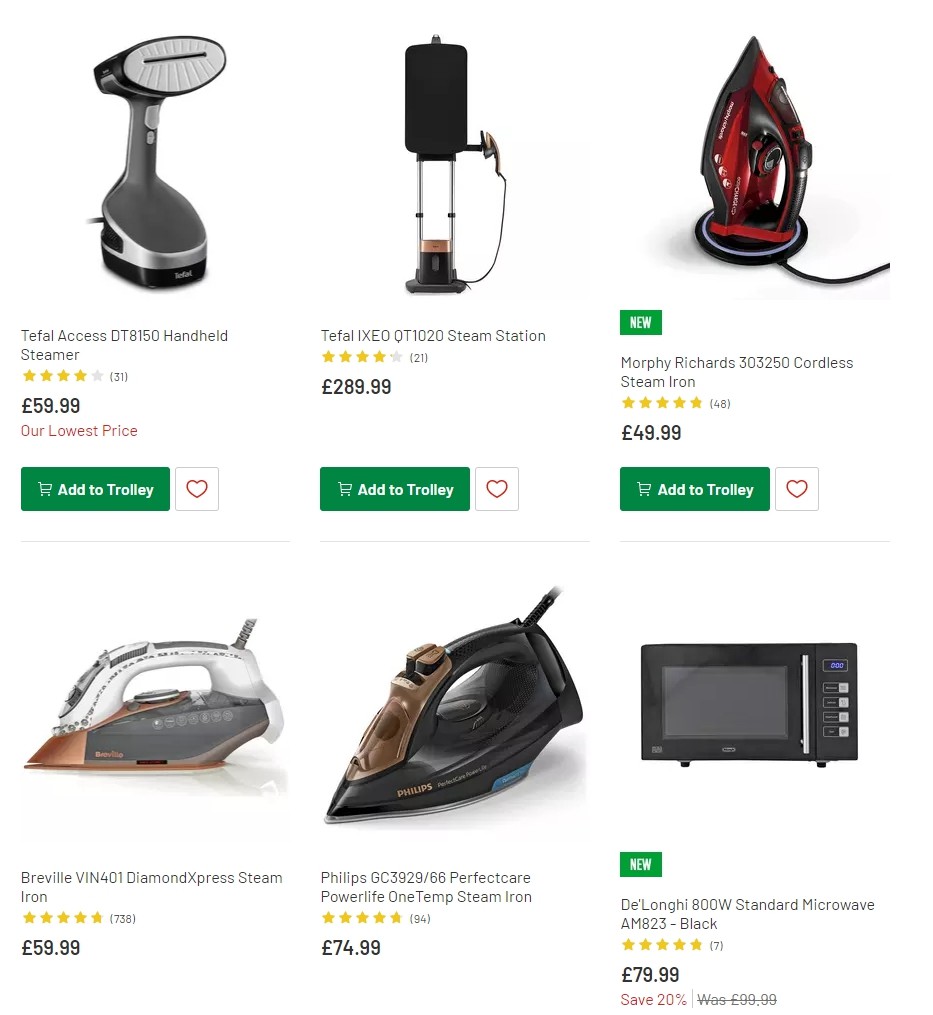 Argos Offers from 8 October