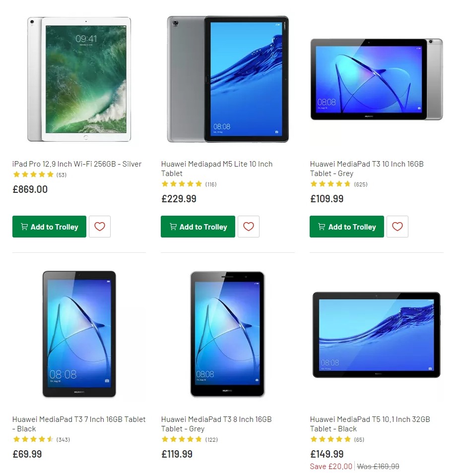 Argos Offers from 8 October