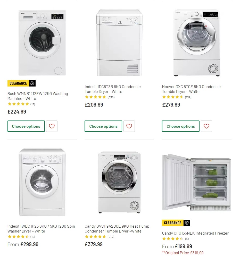 Argos Offers from 8 October