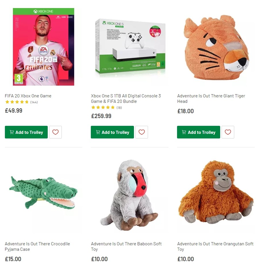 Argos Offers from 29 October