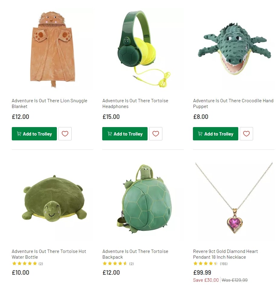 Argos Offers from 29 October