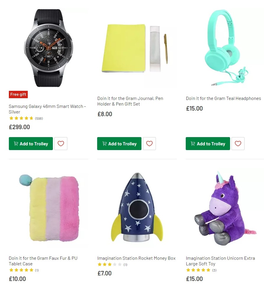 Argos Offers from 29 October