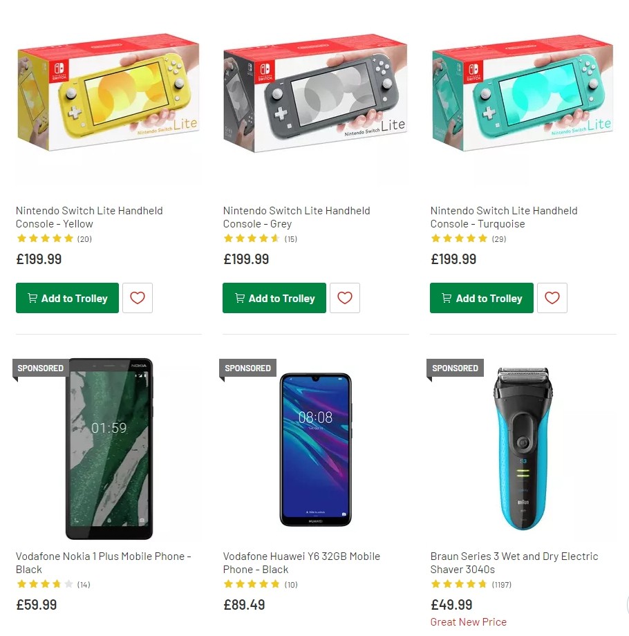 Argos Offers from 29 October