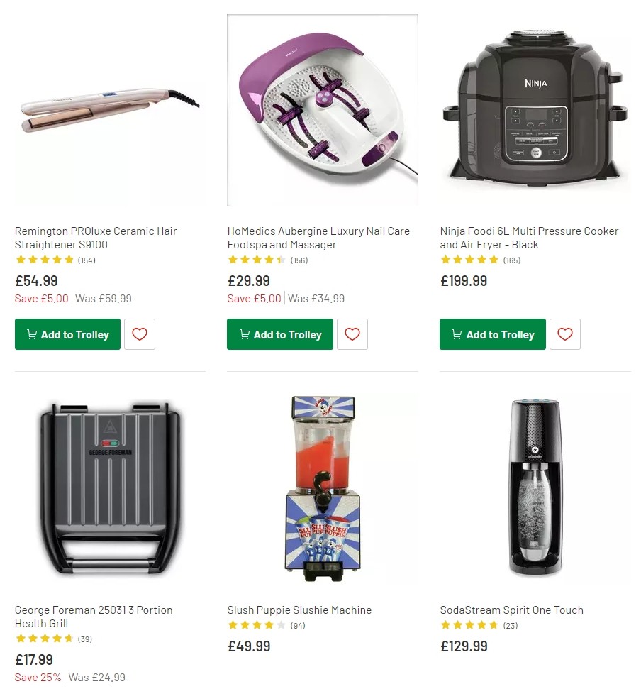 Argos Offers from 29 October