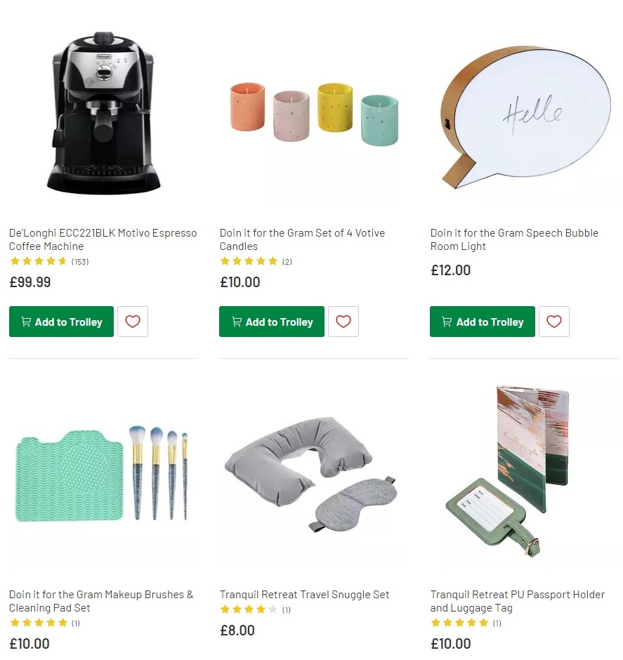 Argos Offers from 29 October