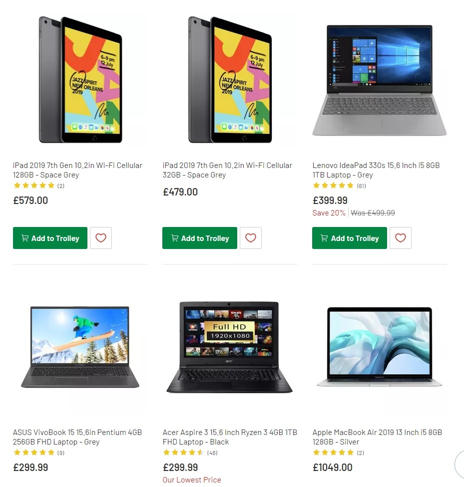 Argos Offers from 5 November